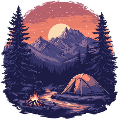 Serene Campsite Escape