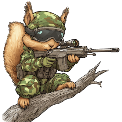 Military Squirrel