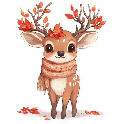 flowered deer