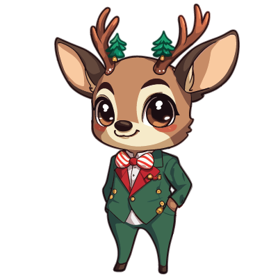 Festive Deer