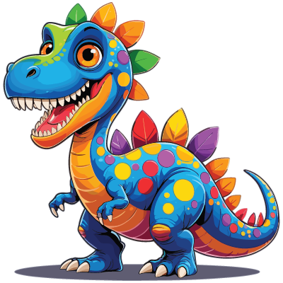 Colorful Dino Delight