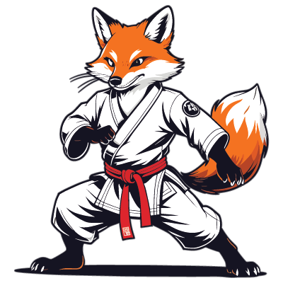 Martial Arts Fox in Action