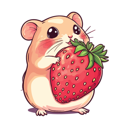 Hamster's Strawberry