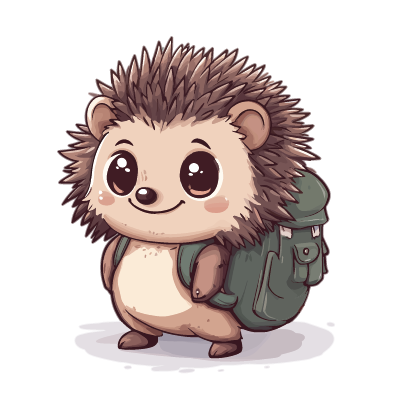 Adventurous Hedgehog Explorer