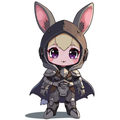 Chibi Rabbit Knight