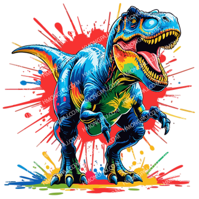 Vibrant T-Rex