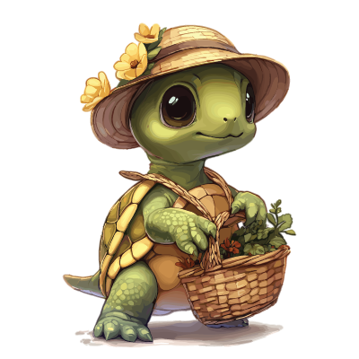 Gardening Turtle